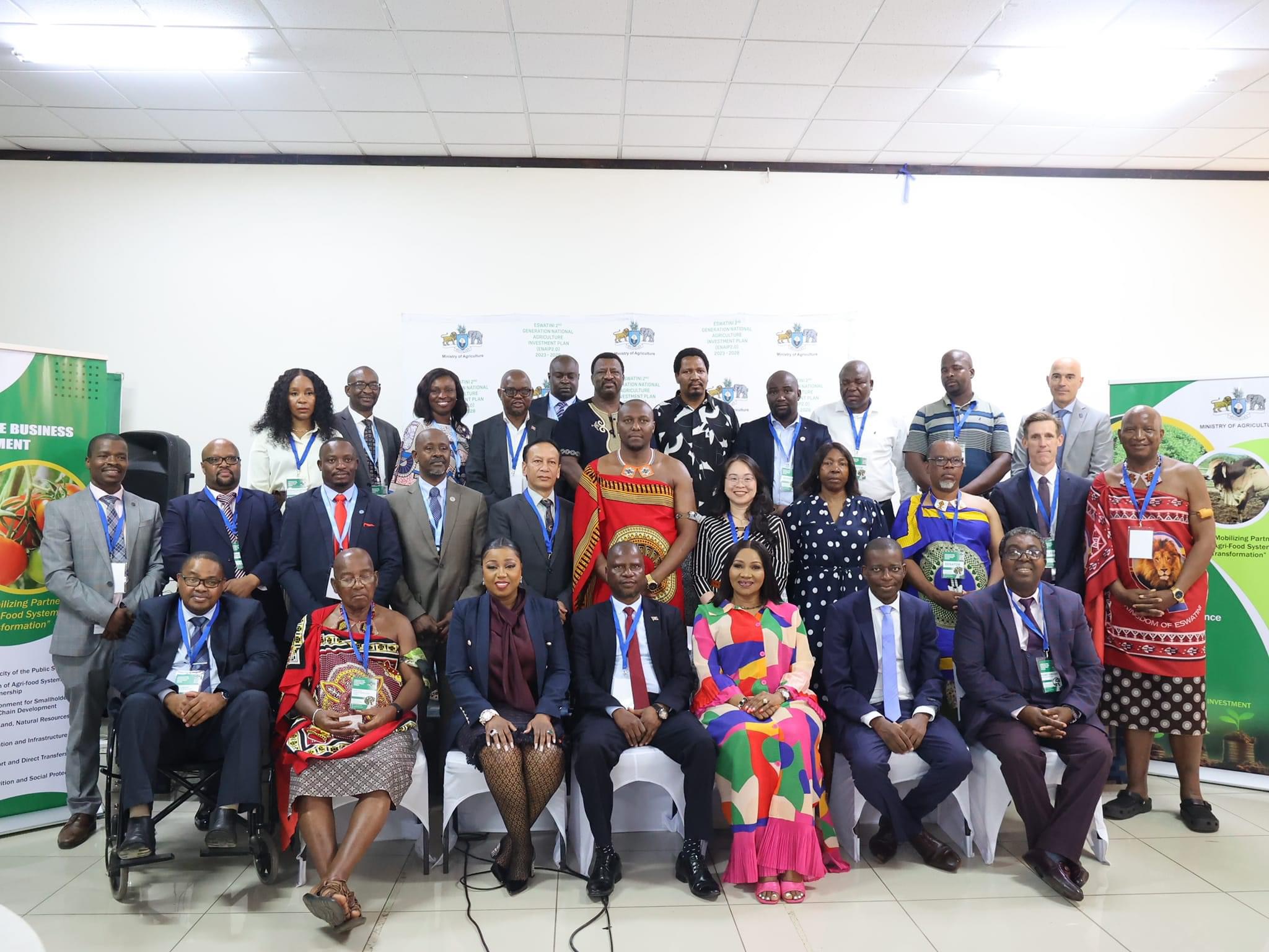 “I appreciate your presence because you are in demand these days”, Prime Minister Russell Mmiso Dlamini tells ICT Minister Savannah Maziya during Agriculture Indaba.
