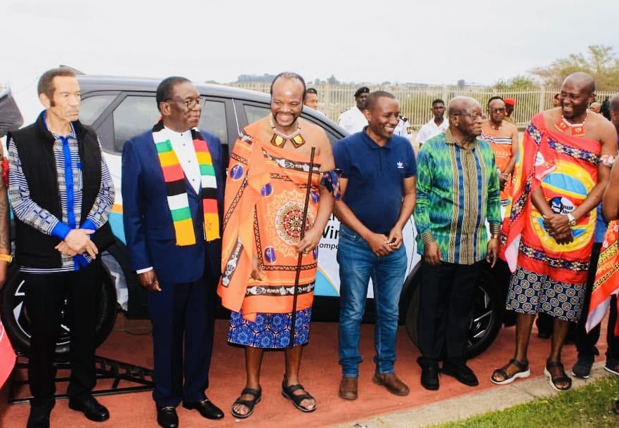 BREAKING NEWS:St Joseph Primary School Teacher Phathumuzi Nzima wins new KIA Sonet worth about R400,000.00 at Trade Fair, car sponsored by FNB and handed over by King Mswati.