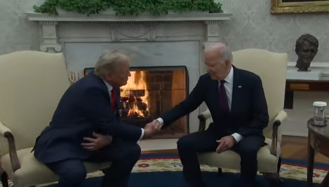 US President Joe Biden meets President-elect Donald Trump, pledges smooth transition of power.
