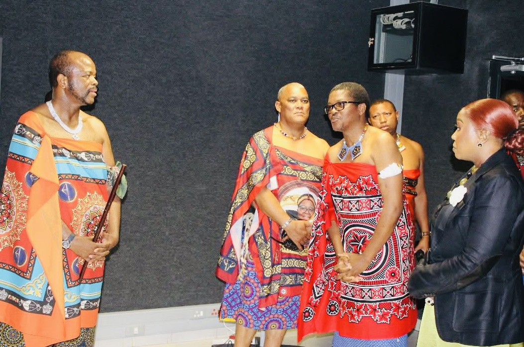 Eswatini Communications Commission(ESCCOM) Chief Executive Officer Prince Mvilawemphi presents new Ngwane College Disability Resource Centre, concluded infrastructure to promote inclusive access to education.