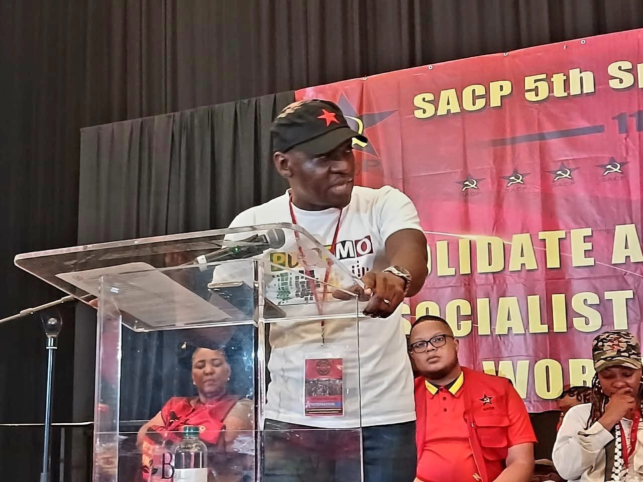 Eswatini main and largest political party PUDEMO leader Velaphi Mamba addresses 5th Congress of the South African Communist Party(SACP), appeals for more support to intensify struggle for democracy.