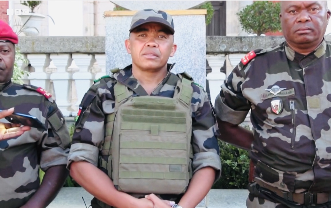Head of Military Col Michael Randrianirina takes over as Madagascar interim President after ousting of Andry Rajoelina, pledges to work with representatives of youth protesters.