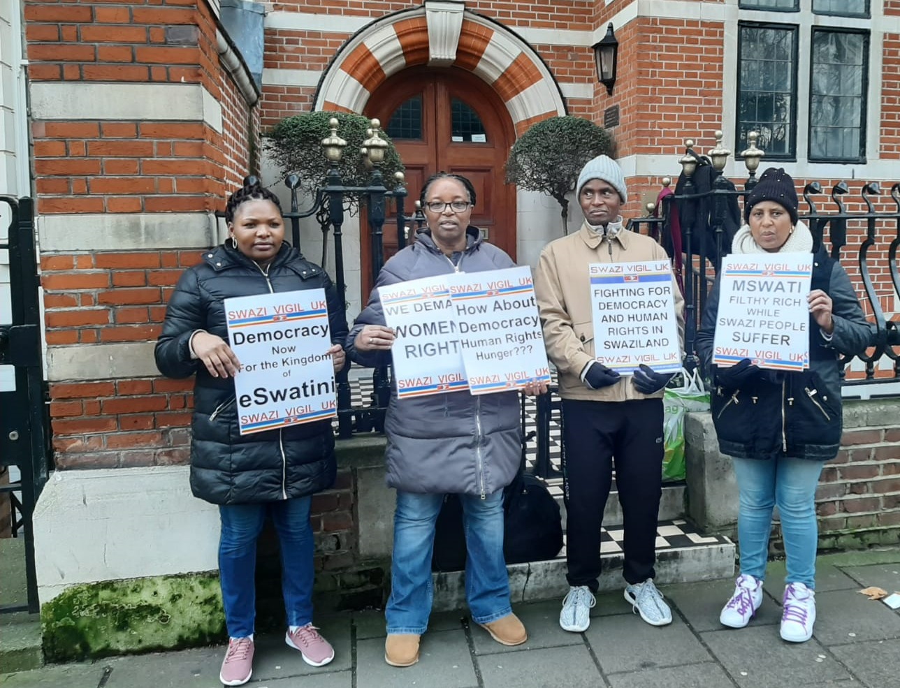 UK based Swazi Vigil calls for sanctions against eSwatini  for human rights violations 