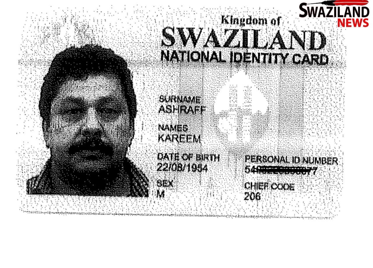 REVEALED:SwaziPharm Director Kareem Ashraff who is implicated in the multibillion stealing of public funds triggering shortage of drugs in public hospitals, has eSwatini ID while holding diplomatic status representing Indonesia.