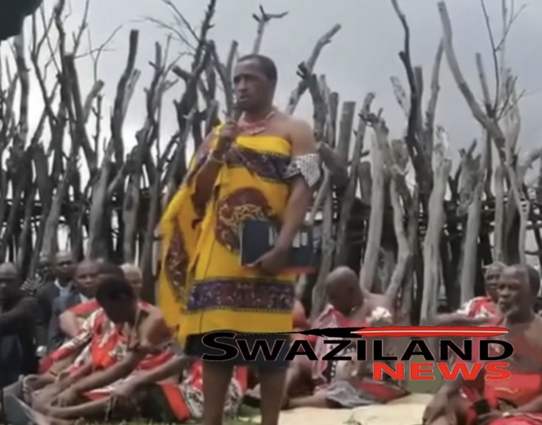 New Nkhaba Chief Prince Mnisi appeals for peace and unity among residents.
