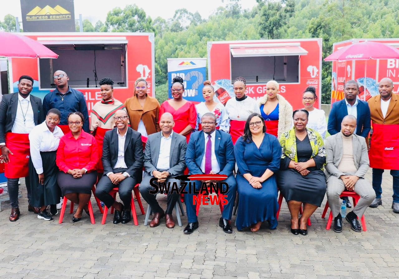 COCA-COLA BIZNIZ-IN-A-BOX CAMPAIGN:Commerce Minister Mancoba Khumalo encourages businesses to collaborate for the benefit of the Nation and SMEs.