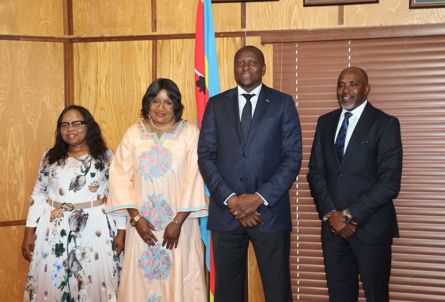 Eswatini Prime Minister Russell Mmiso Dlamini meets United Nations Environment Programe (UNEP) Africa Office Director Dr. Rose Mwebaza, country’s transformation into green economy discussed.